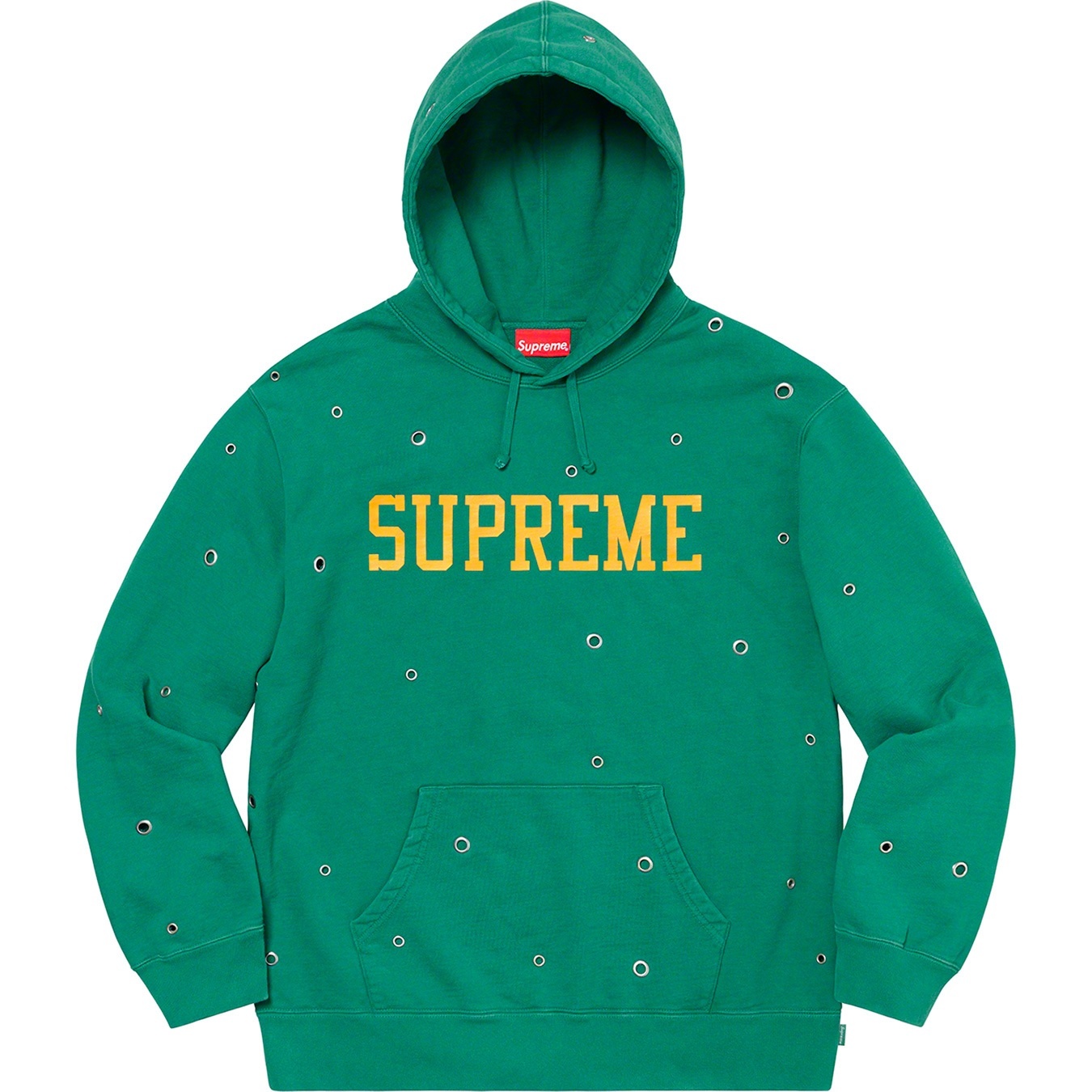 Eyelet Hooded Sweatshirt view 4